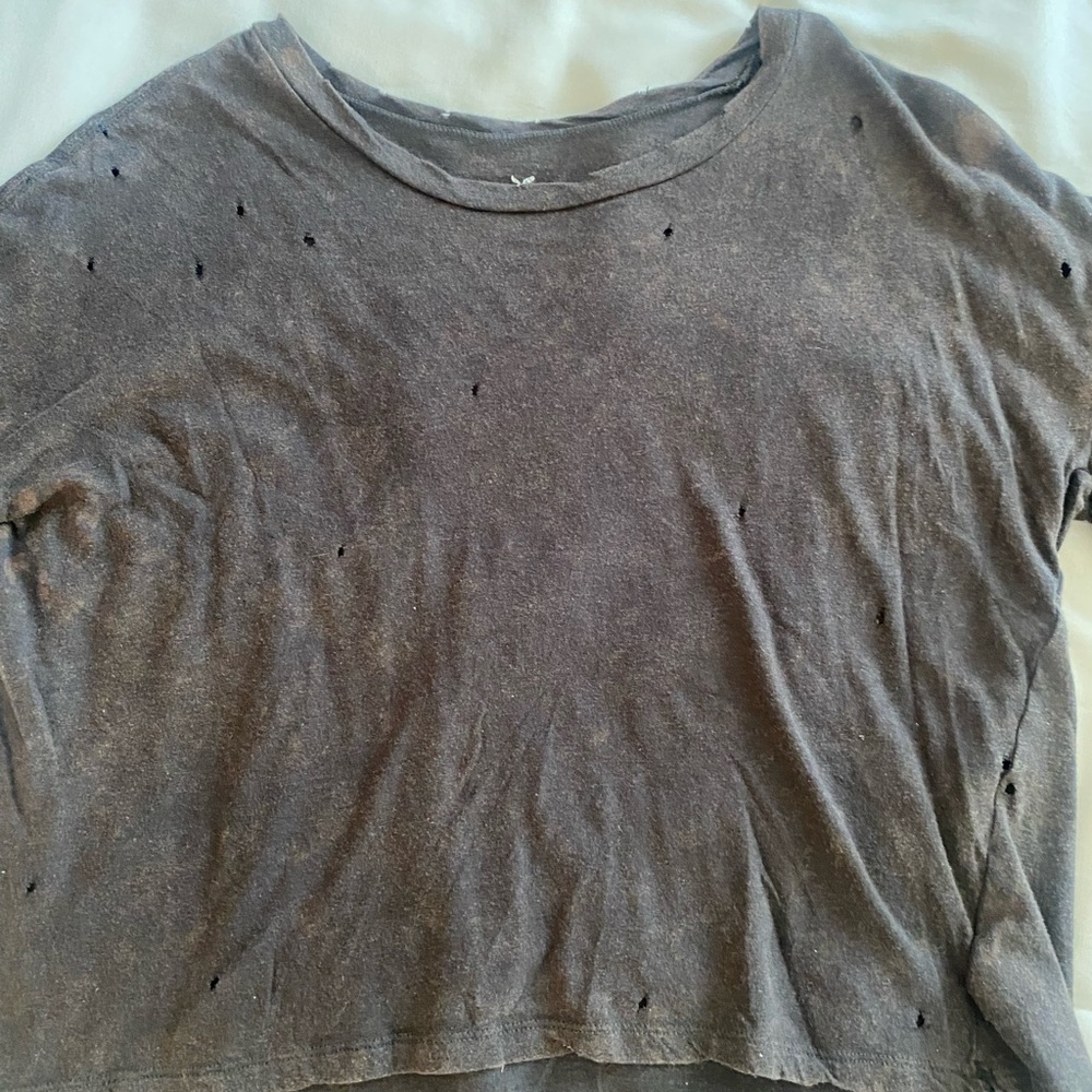 American eagle cropped tee